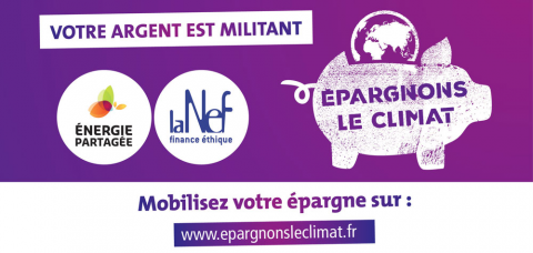 La NEF et Energie Partagée lance la campagne : Épargnons le climat !