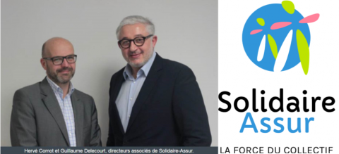 Hervé Comot et Guillaume Delecourt de Solidaire Assur