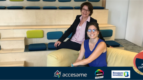 Adopte un entrepreneur à Lyon : Sandrine de Accesame et Léa de Bouygues Immobilier