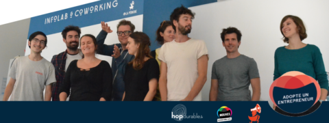 Adopte un entrepreneur à Grenoble : L’équipe de HopDurable et La SCOP la Péniche