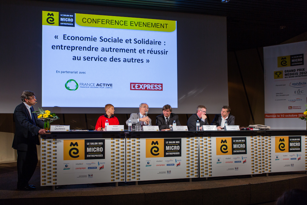 Conférence sur l'entrepreneuriat social au Salon des micro entreprises - Mouves