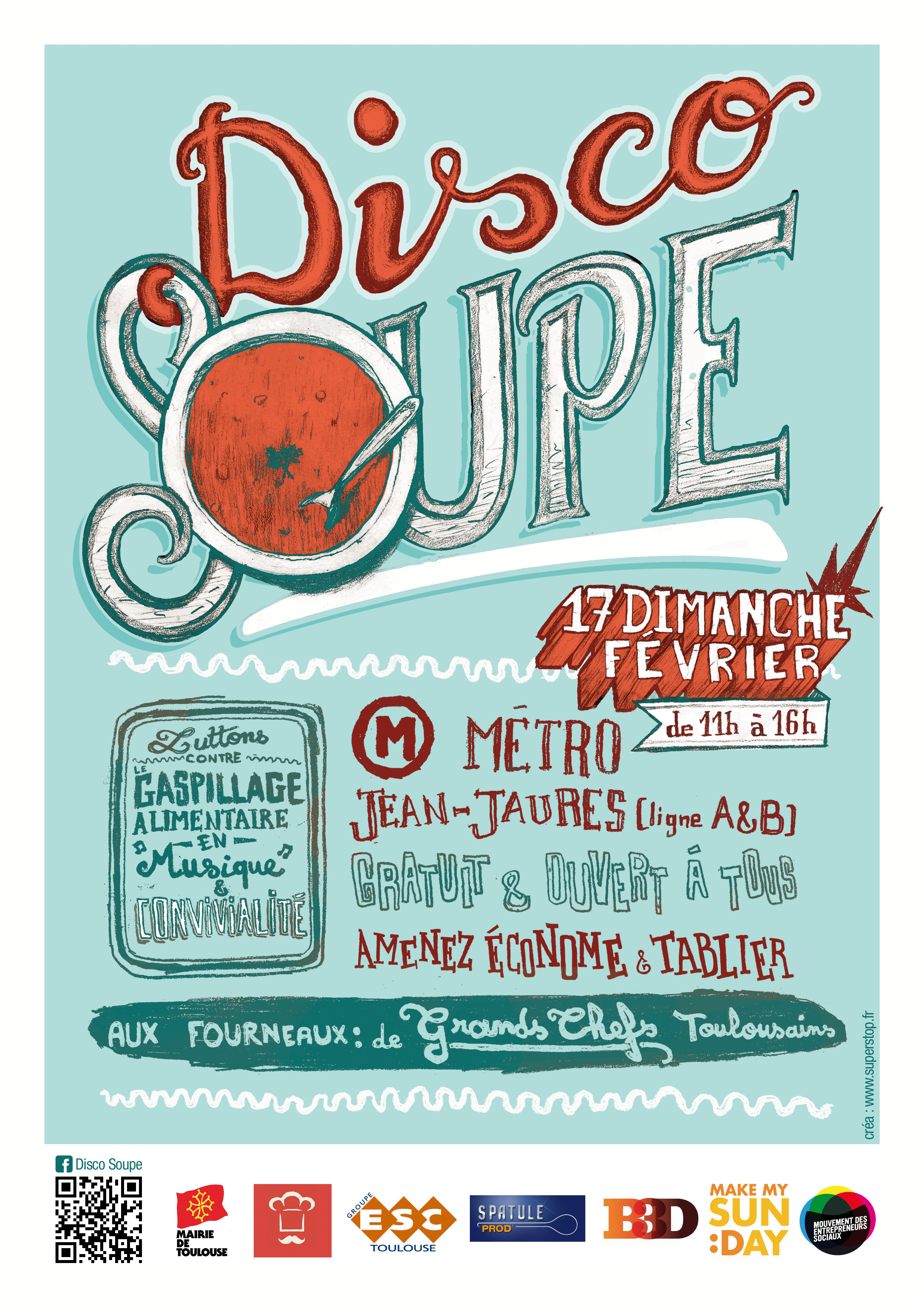 Affiche Disco Soupe Toulouse