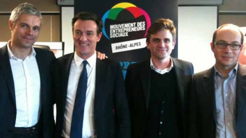 Municipales 2014 : Michel Havard et Laurent Wauquiez rencontrent le Mouves à Lyon