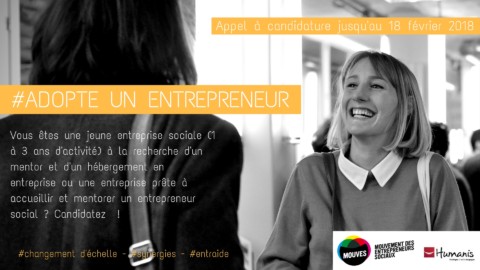 Lancement du programme Adopte un Entrepreneur  : fin des inscriptions ! 