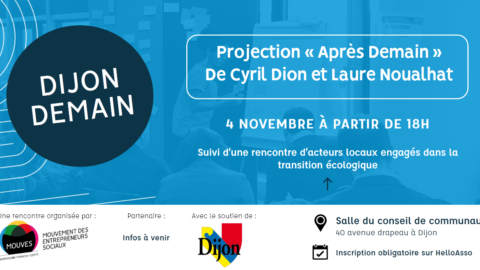 Retour sur l’événement “Projection du film Après-Demain” à la Métropole de Dijon le 4 novembre 2019